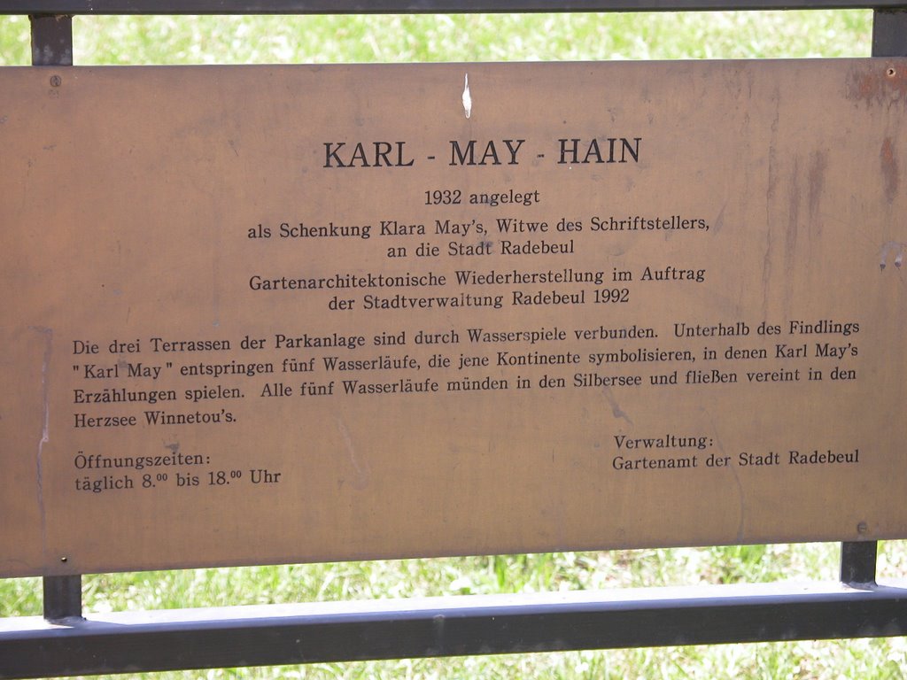 Radebeul - Karl-May-Hain by Stefan Thole