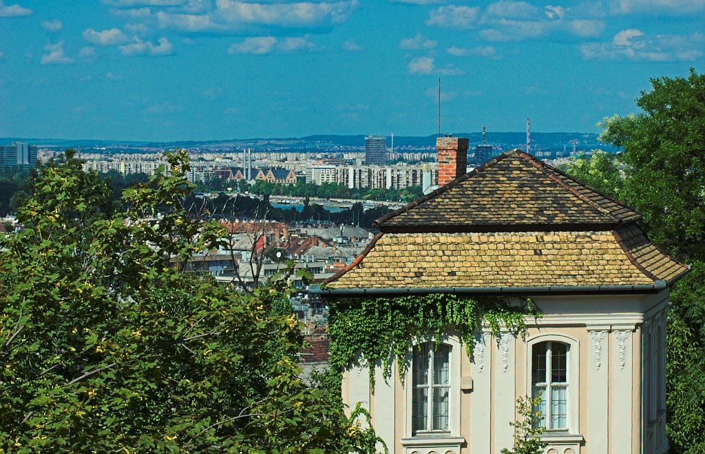 Panorama with a little house by Apu Jeno