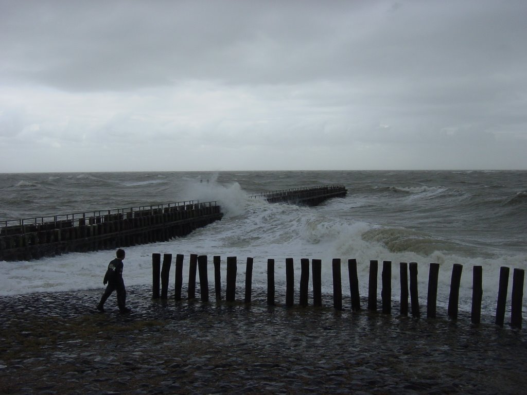 Westkapelle grootoot storm by janmetdepet