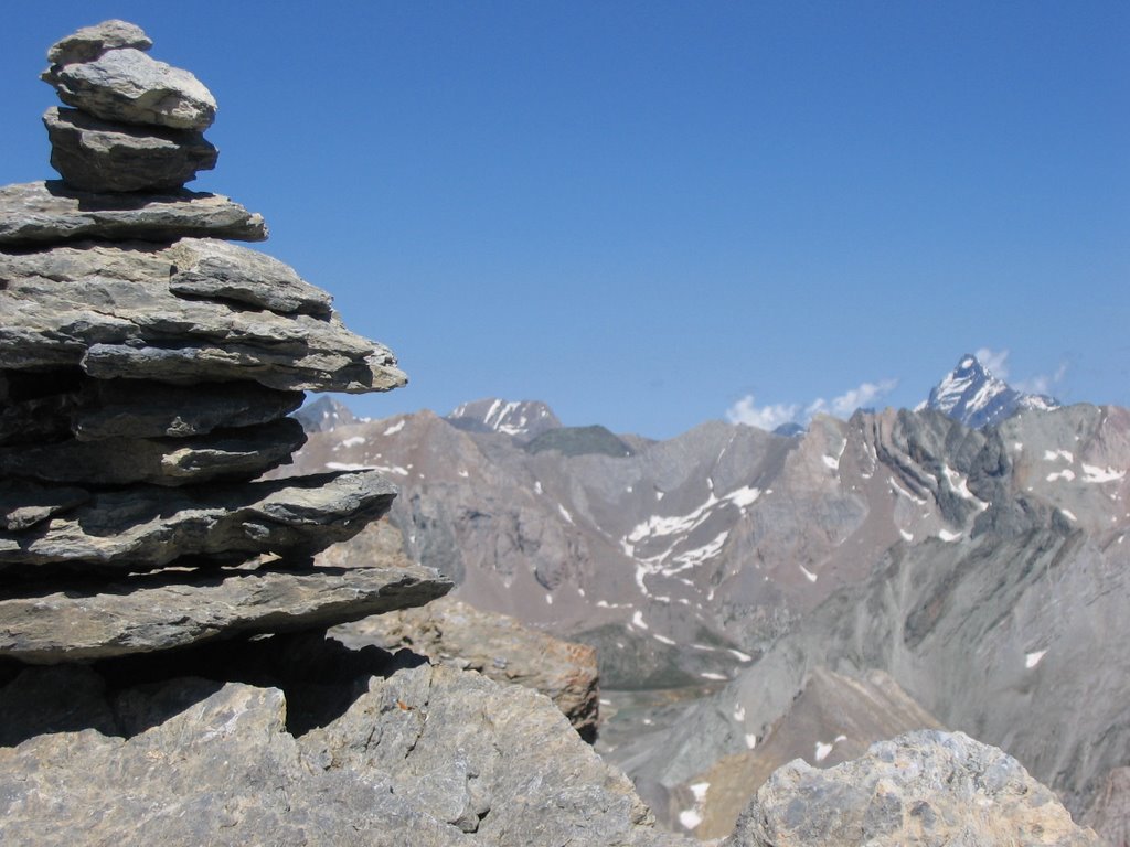 Mont Viso vu depuis la Tete de la Frema by 6BerYeti