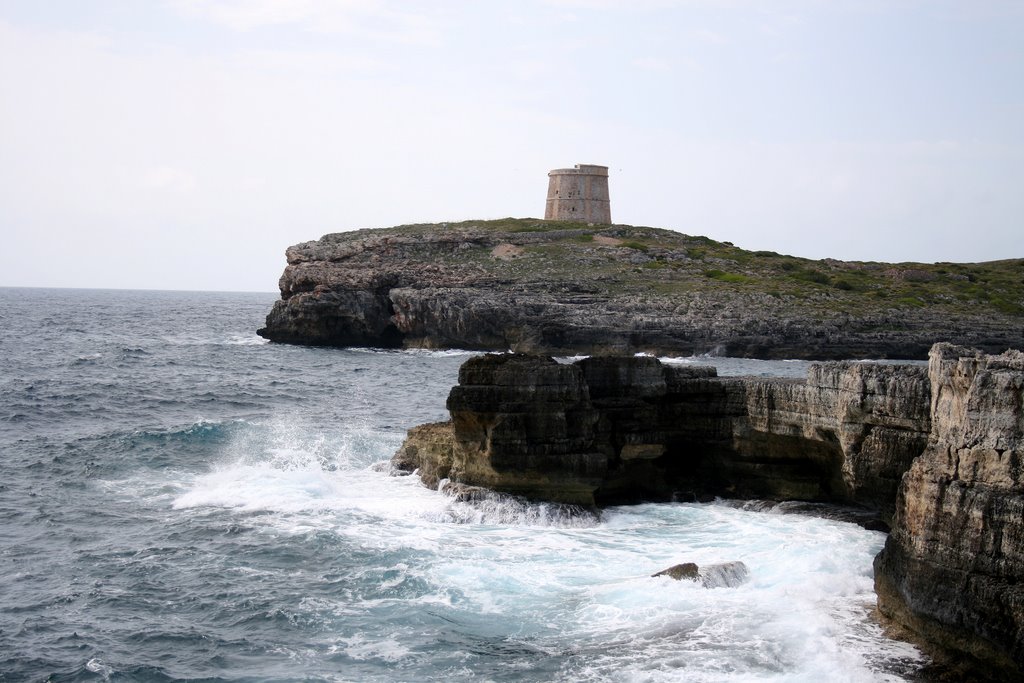 Brandung bei Alcalfar, Menorca by ggehling