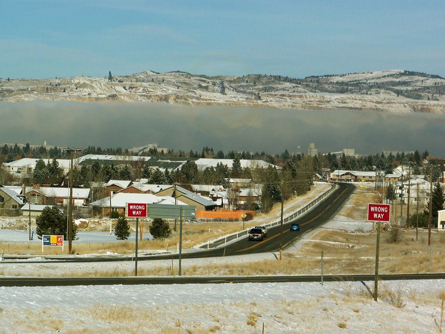 Berkley Pit Fog - Butte Montana by Michael Craig