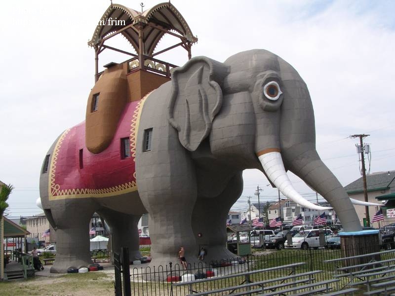 Lucy 90 ton wooden elephant built in 1881(874) by F RIM