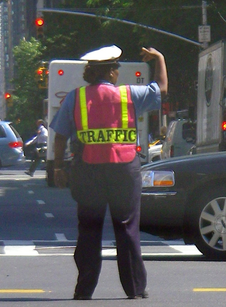 USA - NYC - 3rd street - 1st ride in NYC - traffic police some times is welcome by Michael Eckrich-Neub…