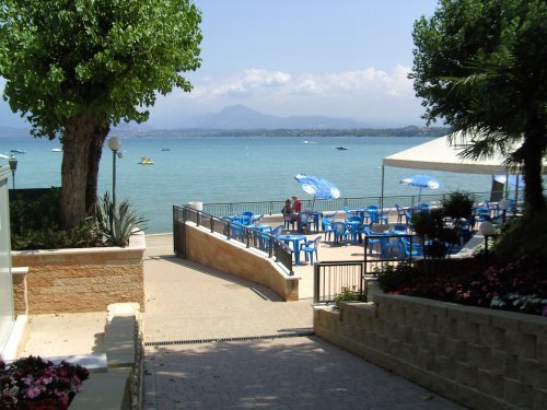 San Benedetto Italy (view from camping place on Lake Garda) by Peter Noorman