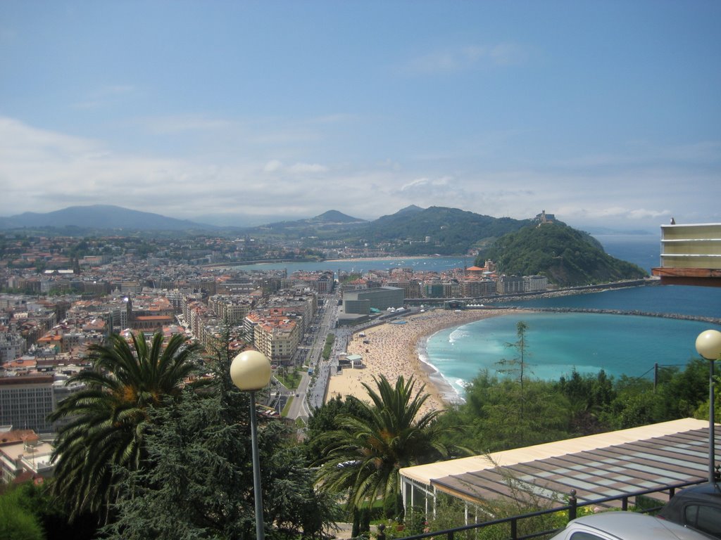 Panorámica de Donosti desde el monte Ulía by afuen