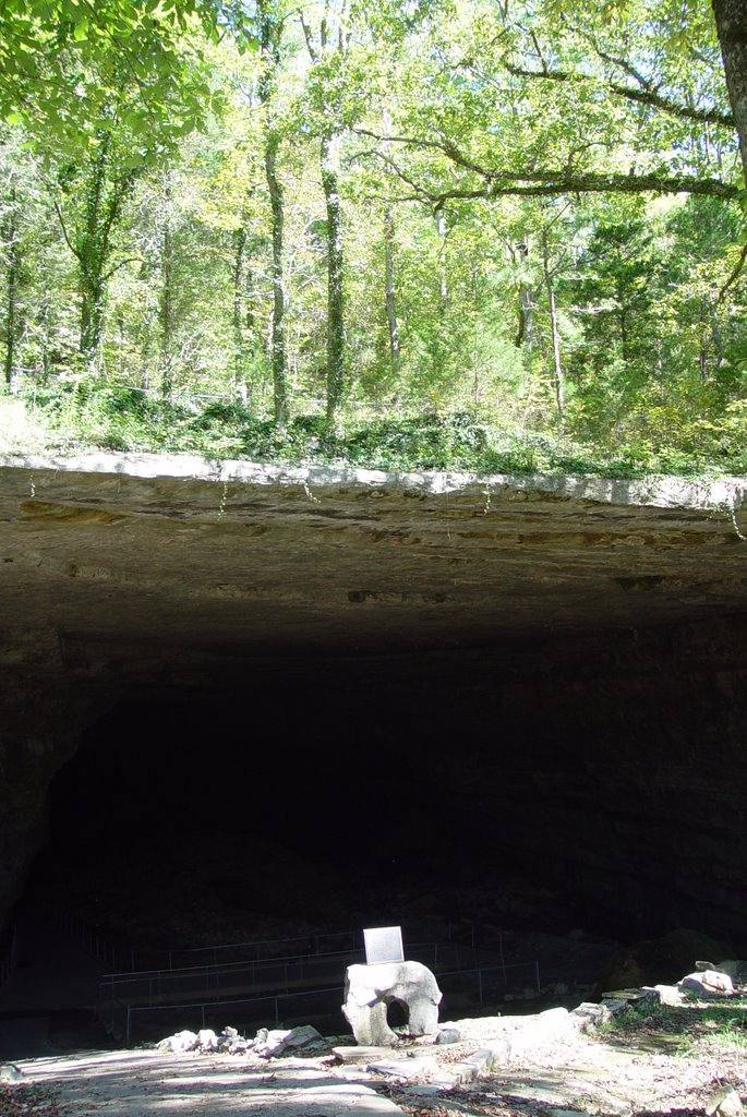 Entrance to Cathedral Caverns in Alabama by vmoleja