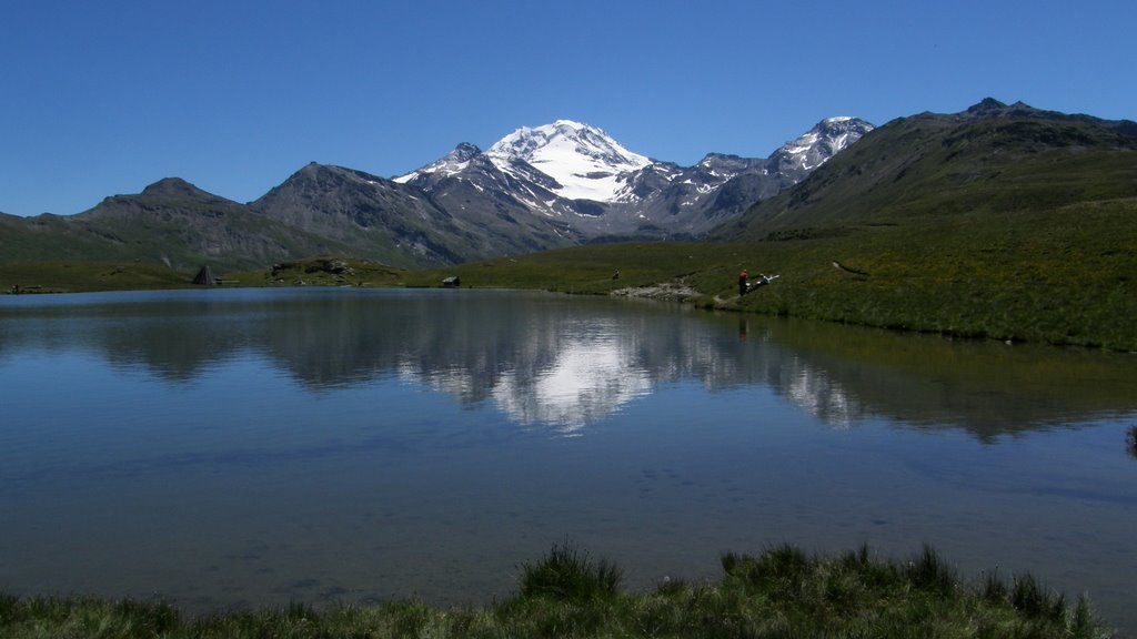 Fletschhorn bij Gibidumsee (Visperterminen) by W.Vaandering