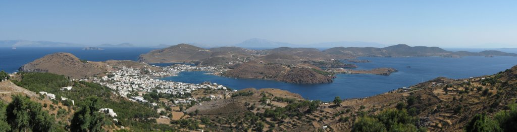 View of Skala from Chora by FraBon