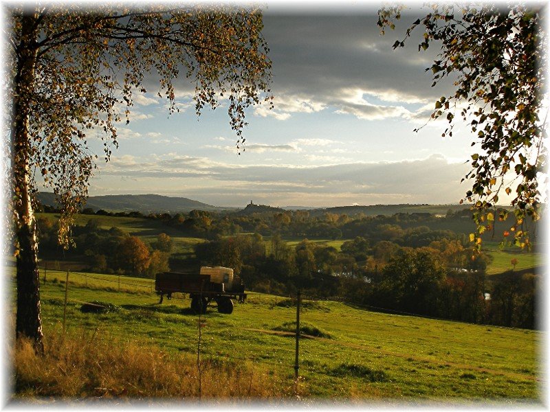 Blick ins Edertal nach Felsberg by hansdeute