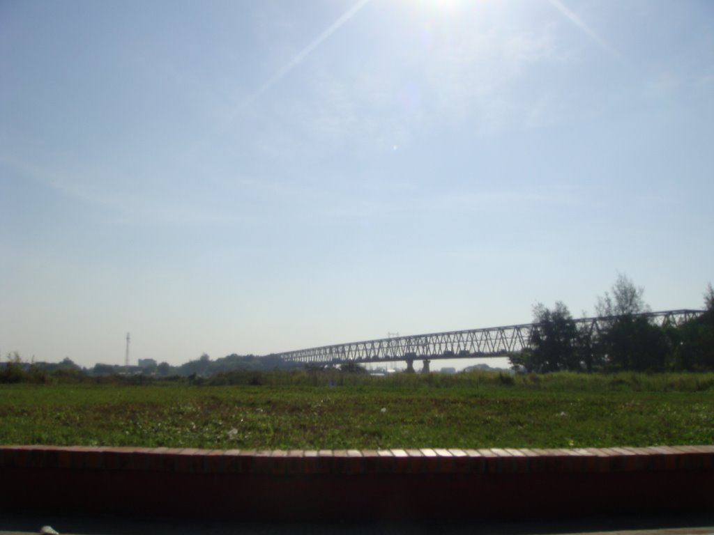 Bayintnaung Bridge in the morning by neophoton