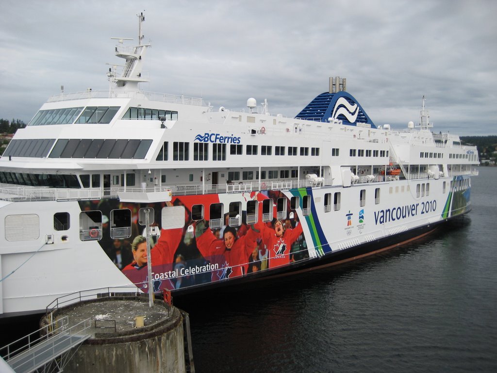 BC Ferry docked at Departure Bay, Nanaimo. 7/22/08 by Chris Banks