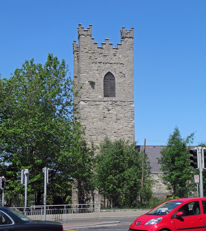 Dublin, Ireland. Tower of St. Audoen's Church (2) by Eivind Friedricksen