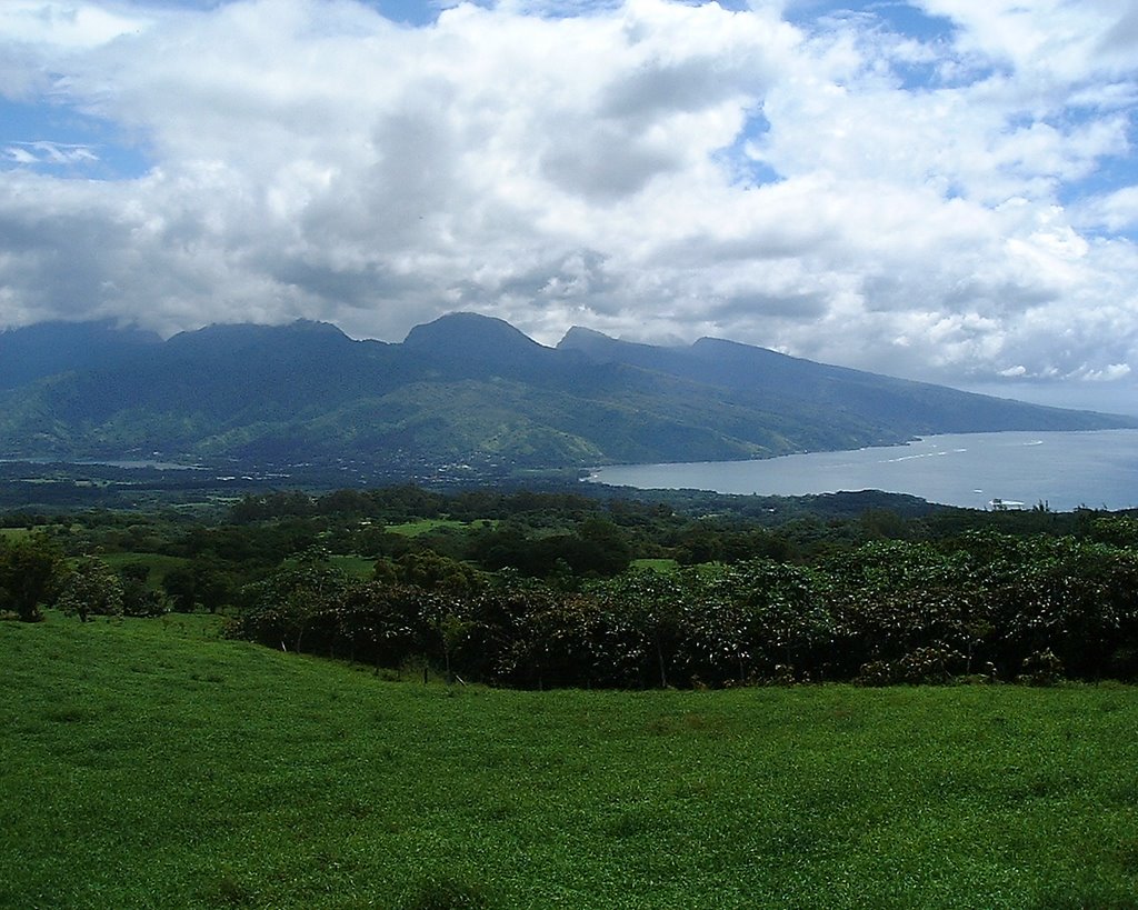 Isthme de taravao depuis le point de vue by patrick.olivier thillet