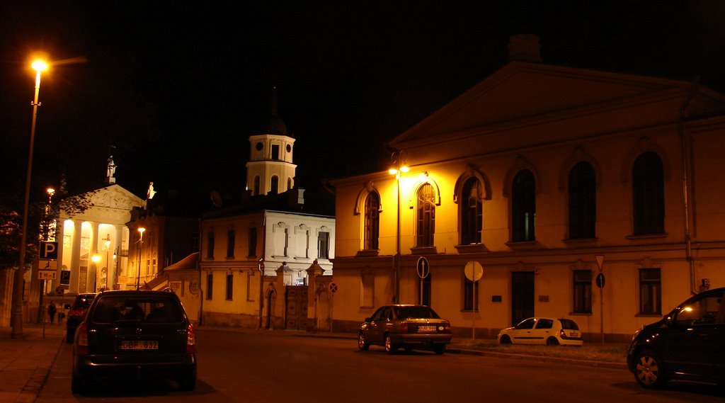 Old Town during the night by Rimgaudas Bernotas