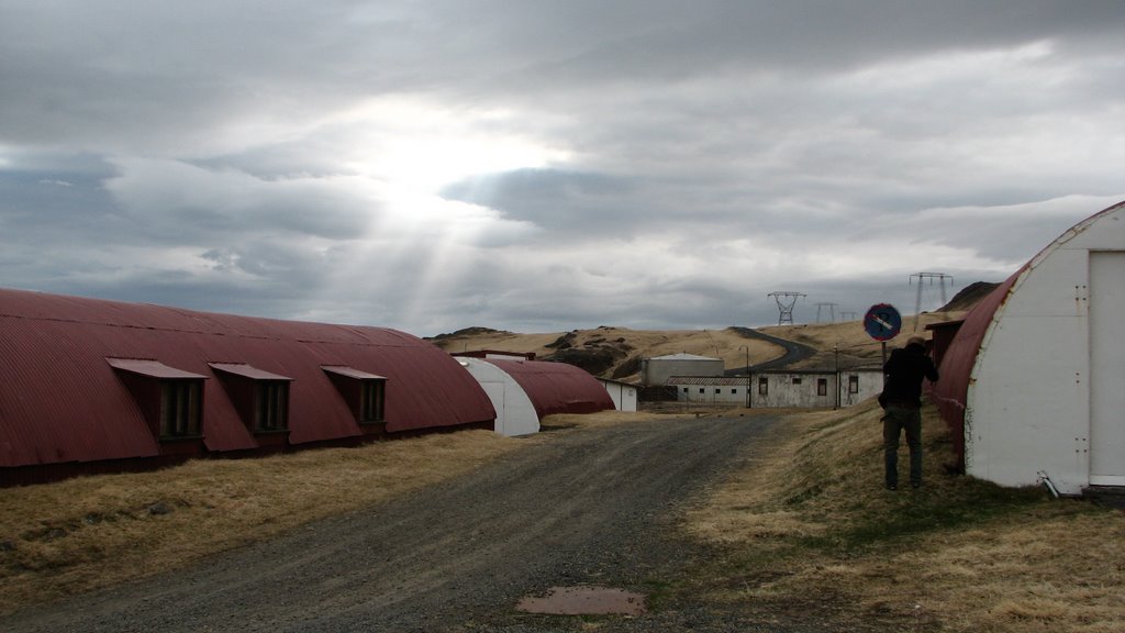 Former whaling station barracks by Villi Godi