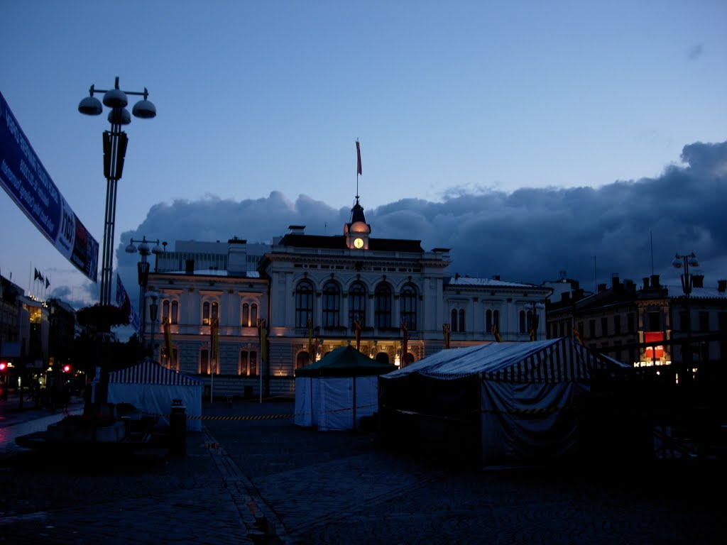 Tampere city hall (summer night) by Friedrich85