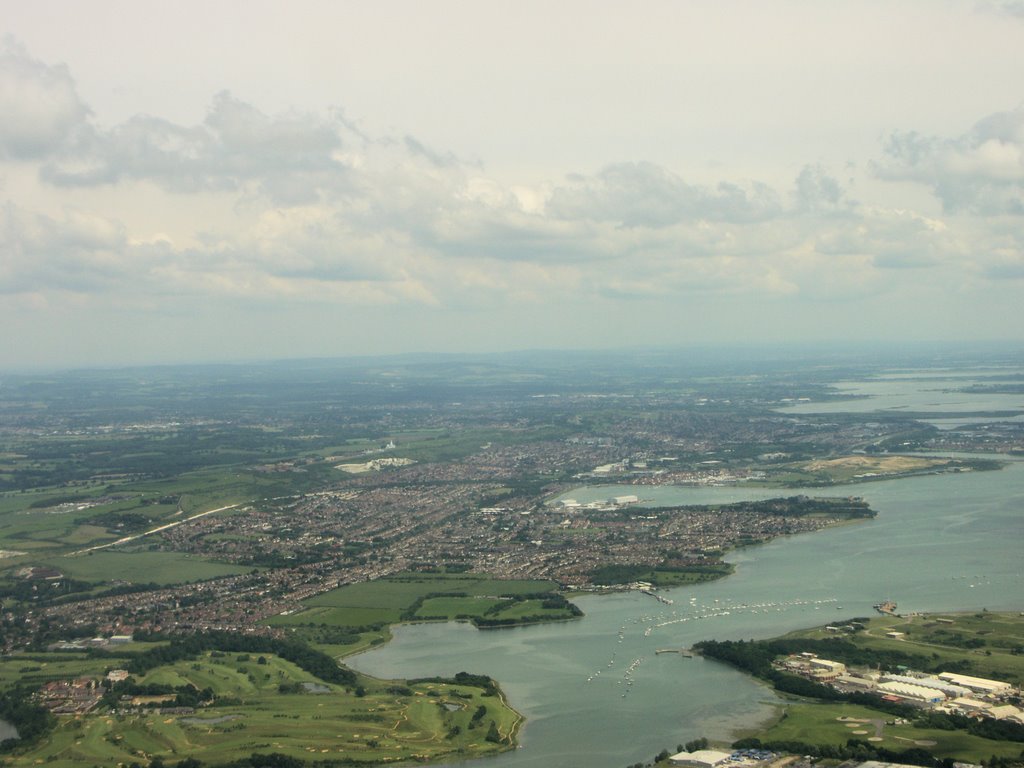 Aerial View Of Fareham Creek by JPS