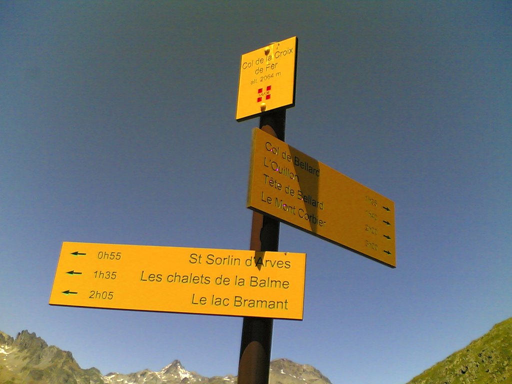 Senyalització al Col de la Croix de Fer by Josep Manuel Mercade…