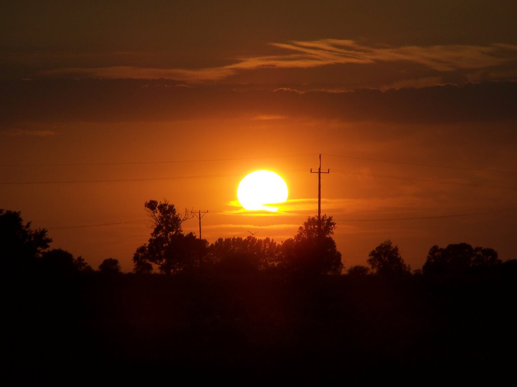 Polonia, Dobrzyca, Tramonto by luca ©