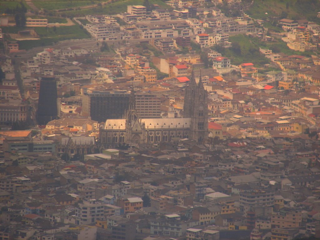 Catedral Quito by Eduardo Cortaberria