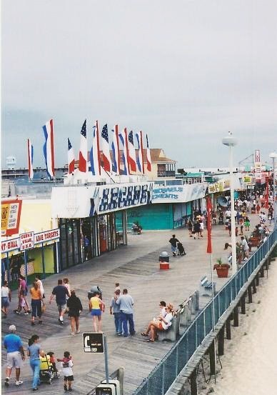 Boardwalk,Seaside Hieghts by Art Davis