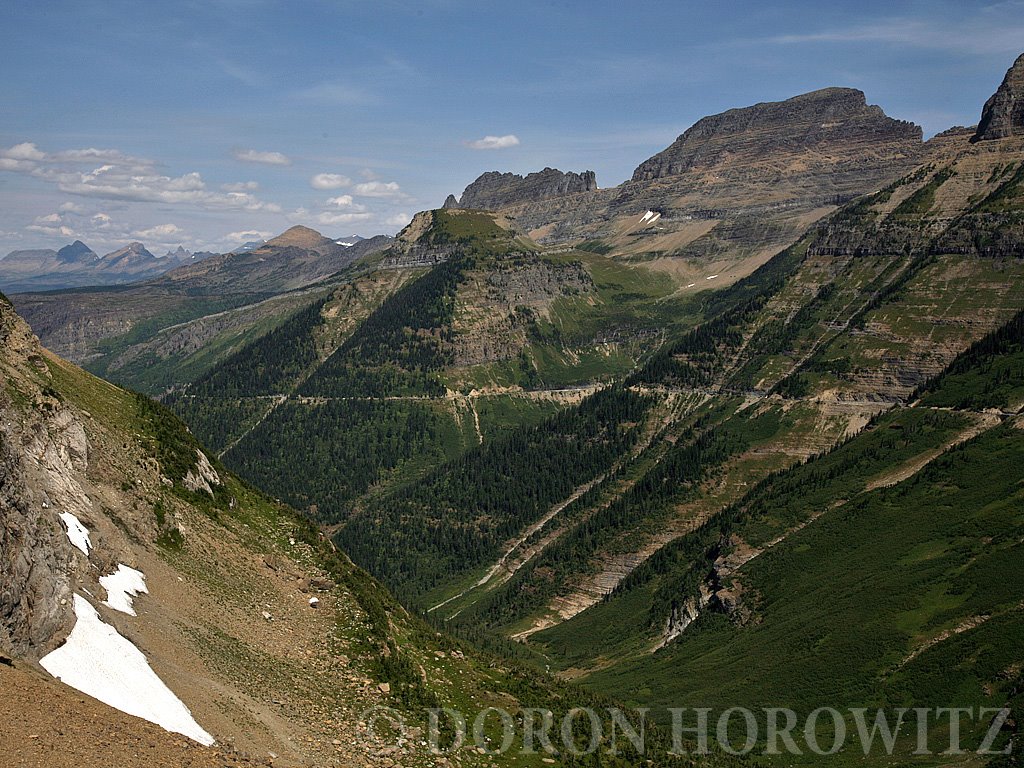 Going to the Sun Road - Logan Pass by Carmel Horowitz