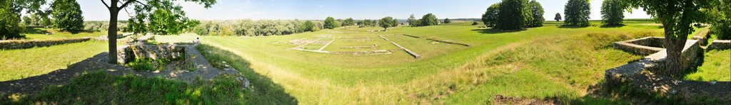 Abusia Kohorten Kastell Eining - Panorama by Romanfootprint