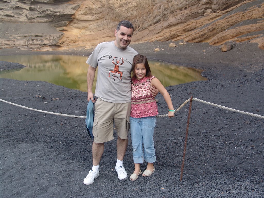 Cristina Lijó en la Laguna de los Ciclos (LANZAROTE) by tuchoplaza