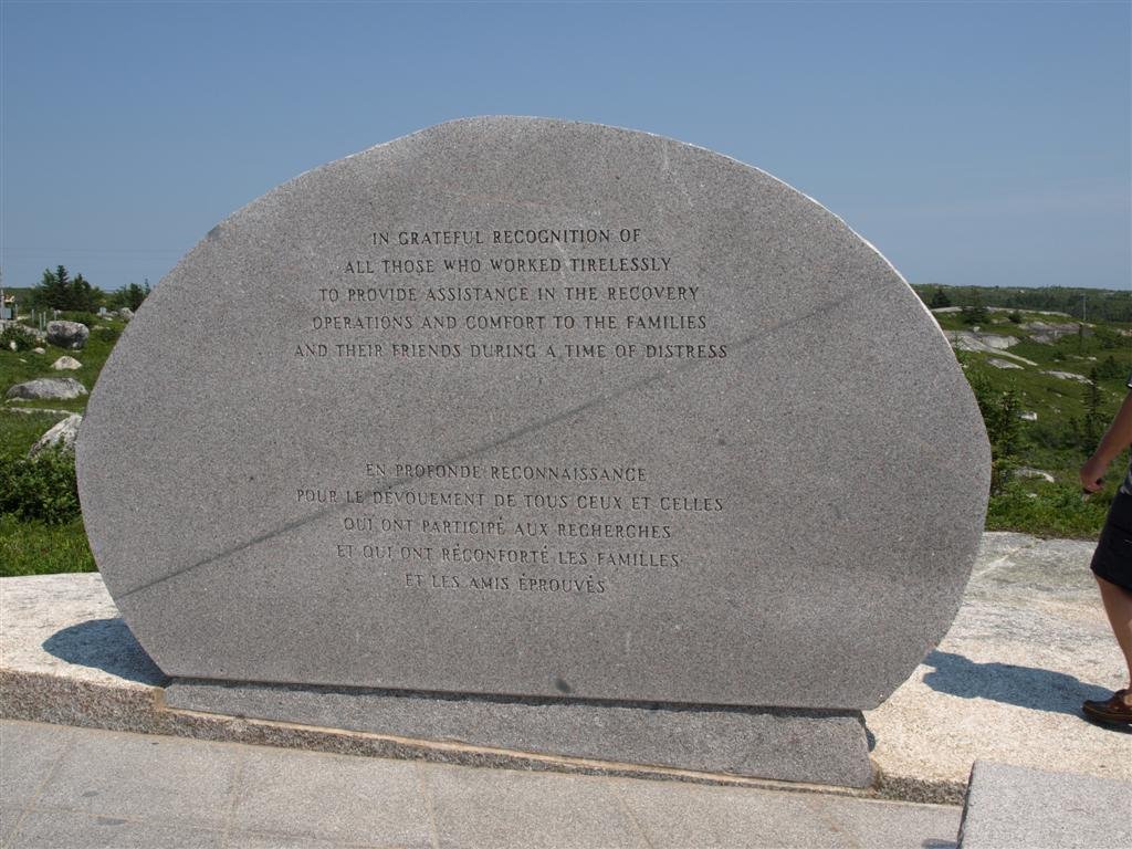 Swissair Memorial Stone 2 by Kelly Mercer