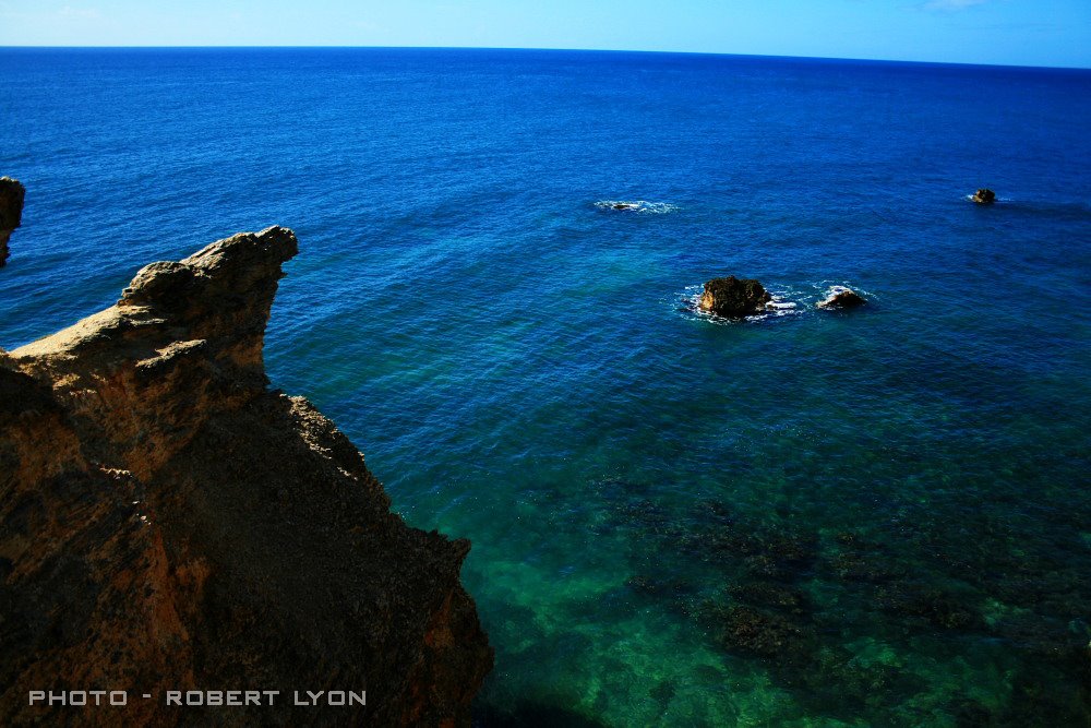 Cabo Rojo, Puerto Rico looking south by Robert Lyon