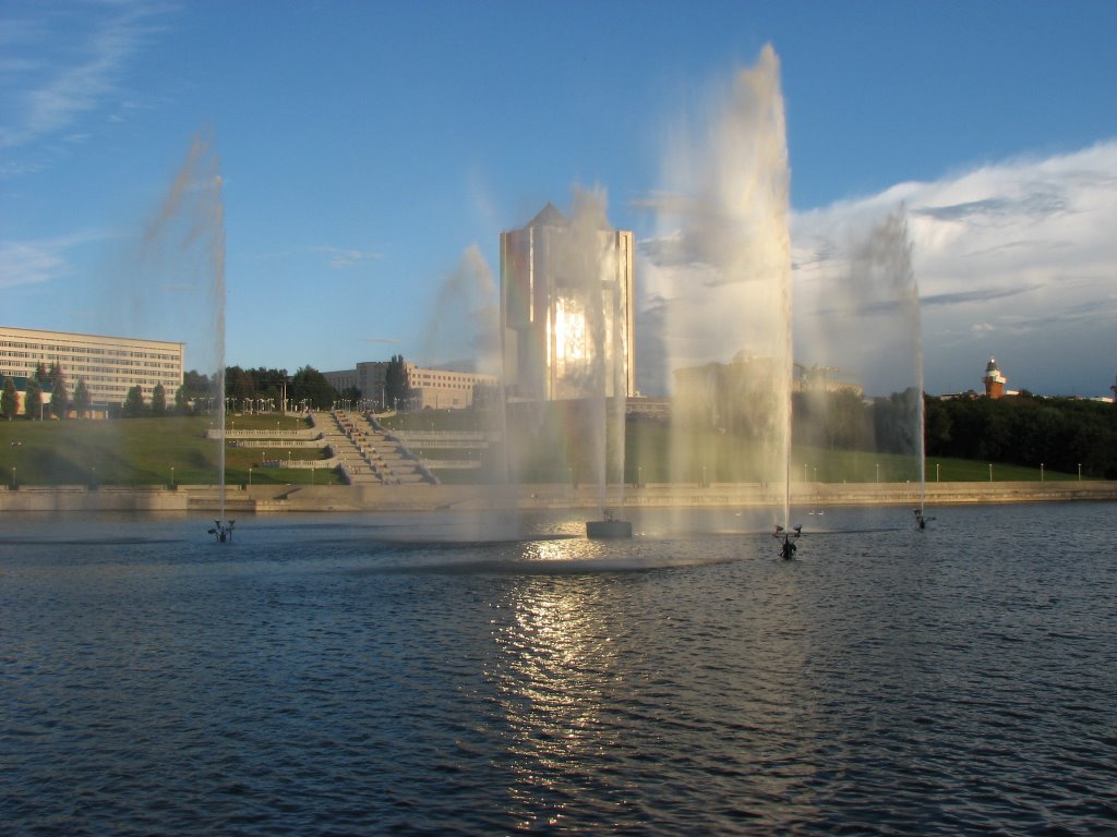 Чебоксарский залив. Фонтаны. Cheboksary Bay. The Fountains by Alexey Donskoy