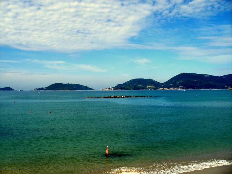 Panorama visto da lerici by di turi domenico