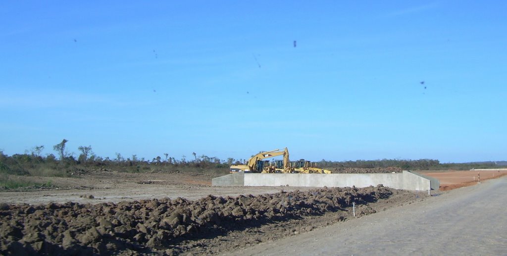 Corredor Iquique - Santos: Camino en construcción (Jun-2008) - sector Quimome, cerca de San José de Chiquitos by Pedro Lázaro