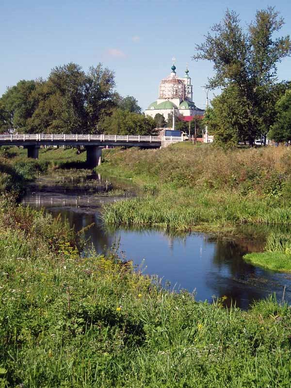 View of bridge over Tuskar' near Barnyshowka by Sarychev Sergei