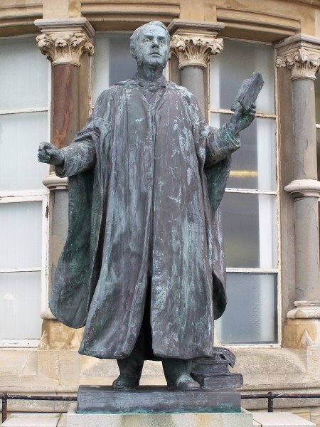 Thomas Charles Edwards Sculpture at Aberystwyth University by Darren Wyn Rees