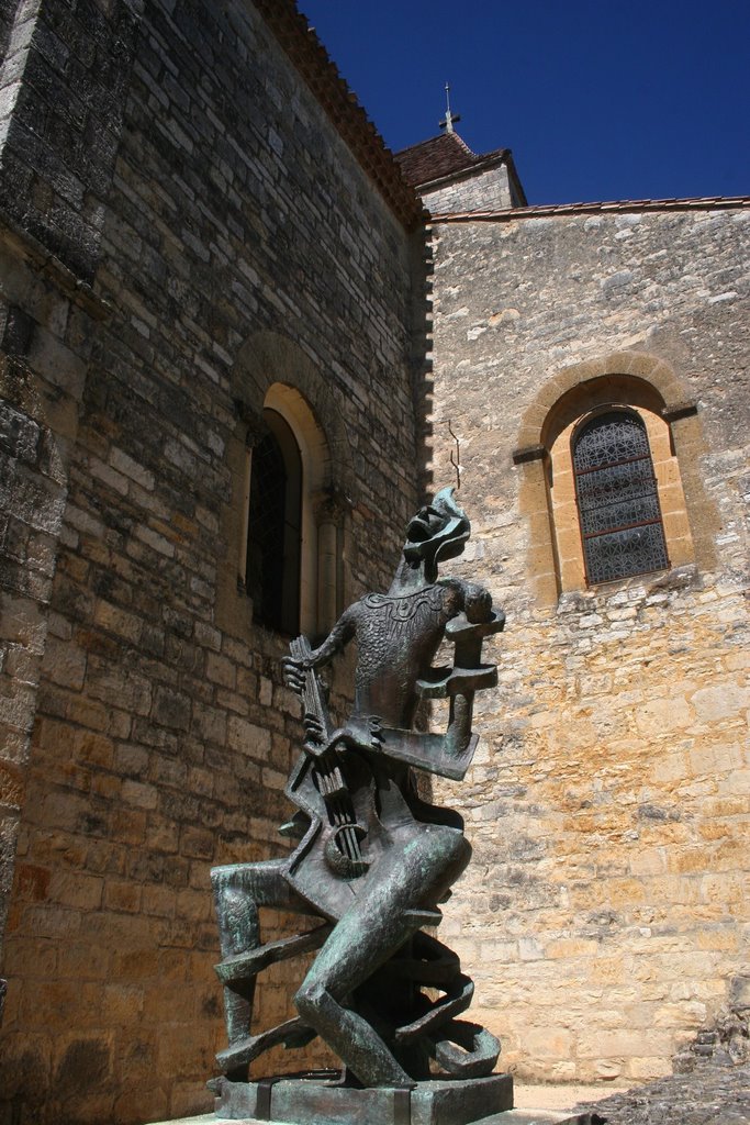 "Arlequin hurlant" (Zadkine) in Les Arques by Tom Tanghe