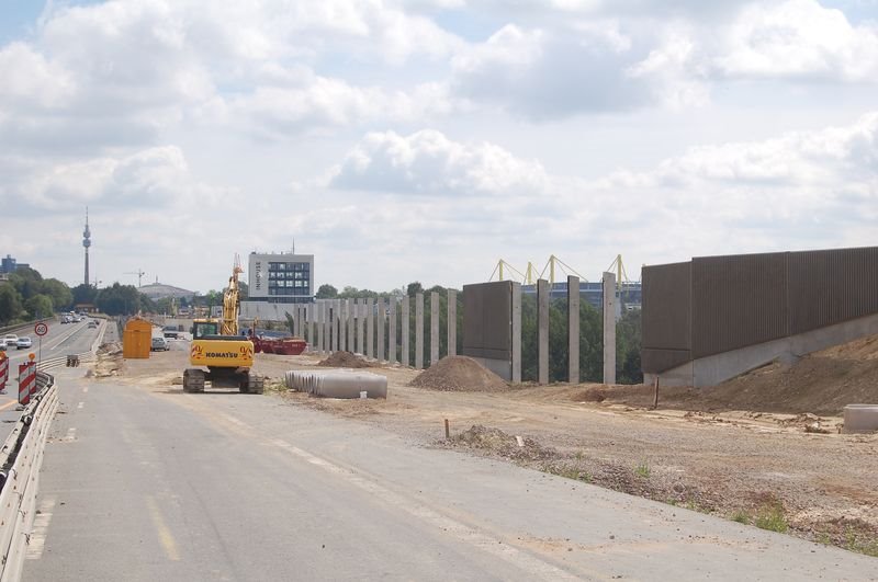 Ausbau der B 1, Schnettkerbrücke, August 2008 by 14MAN02