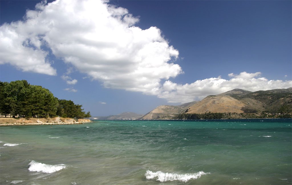 Bay north of Argostoli by filz123