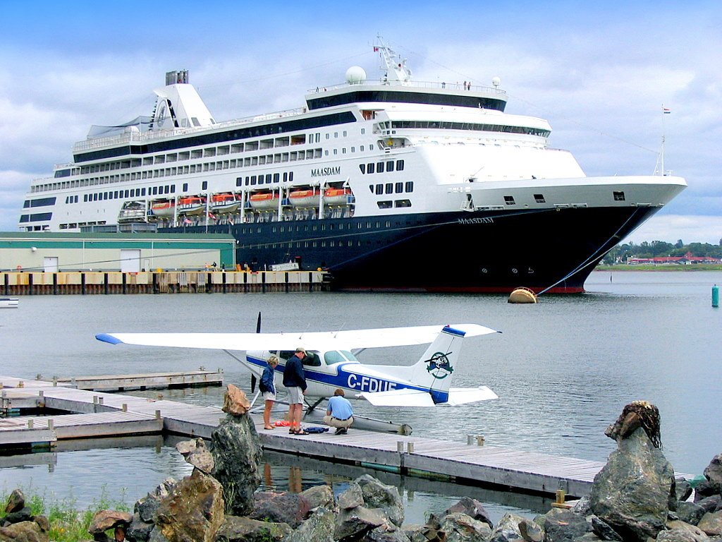 Air and Sea fun at the waterfront, Charlottetown by John Bentley