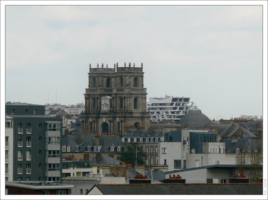 Vue sur la Cathédrale et la barre St-Just by steph35