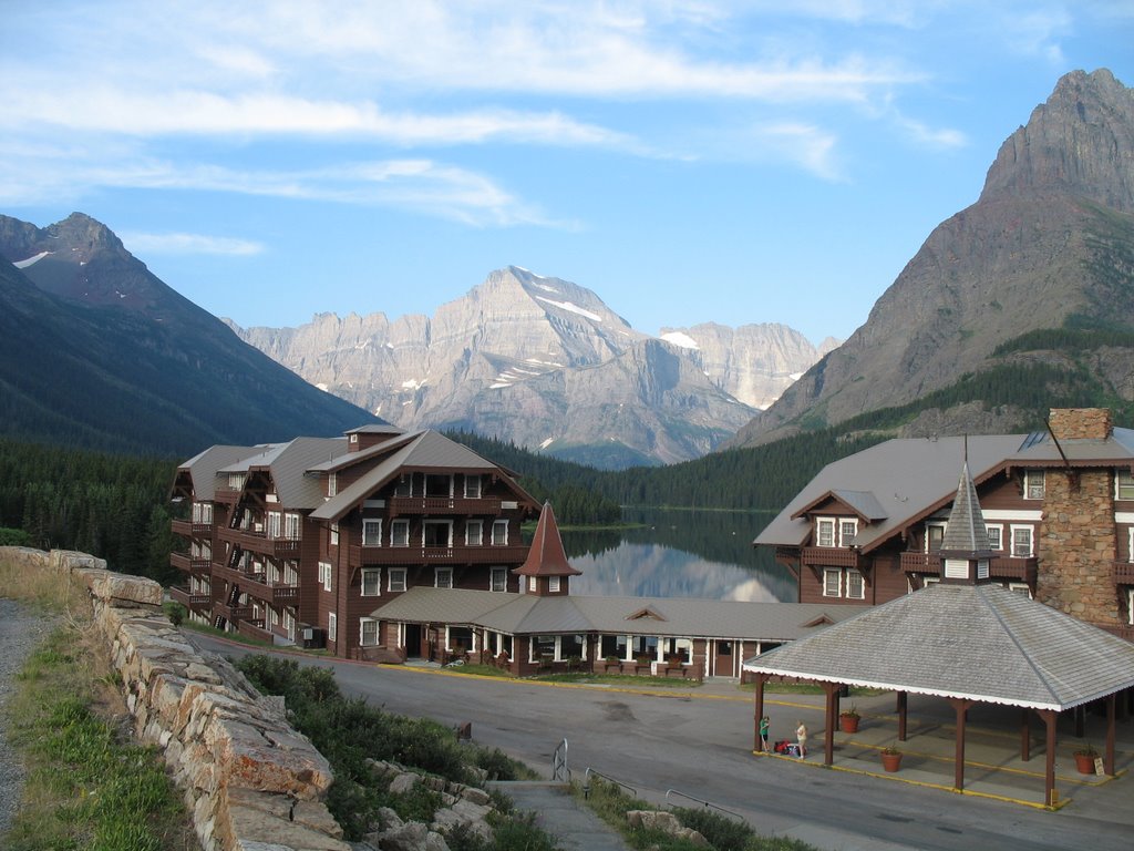 Many Glacier Hotel, Glacier NP by Calsatx