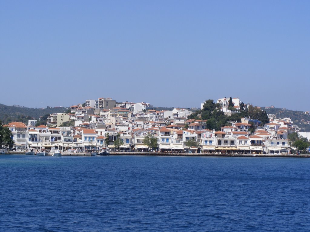 Skiathos town 2008 by Gabriel Gyori