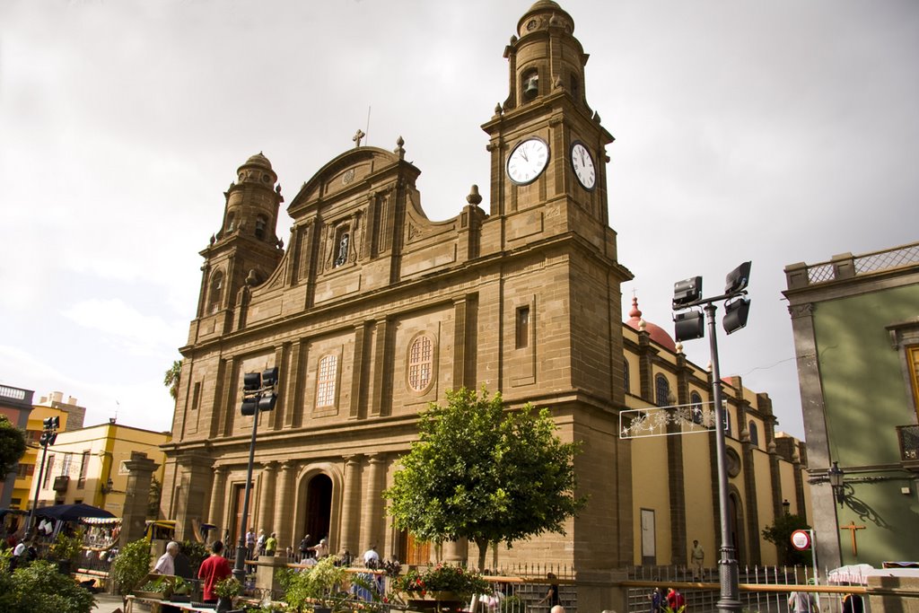 Spain, Espana, Gran Canaria, Galdar, church by Rodor