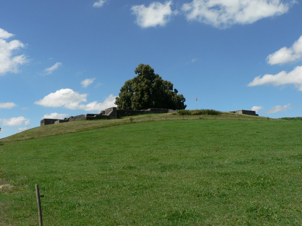 Old fortress near Pfäffikon by Niek Bergboer