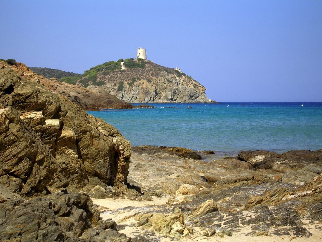 Chia, la Torre, le rocce ed il mare by Andrea Allasio