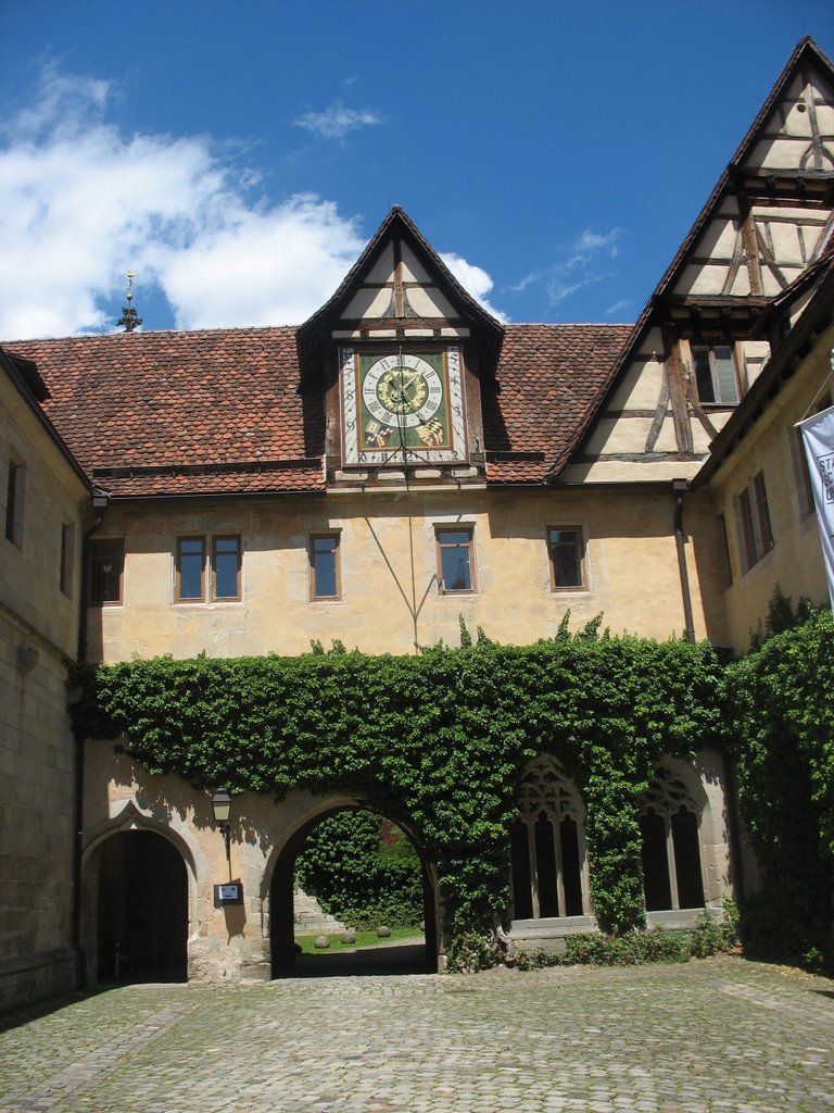 Bebenhausen Monastery courtyard, Germany by G & D Whitehead