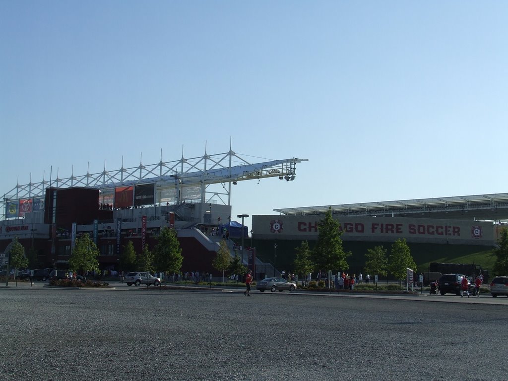 Toyota Park from parking lot by bretmarr