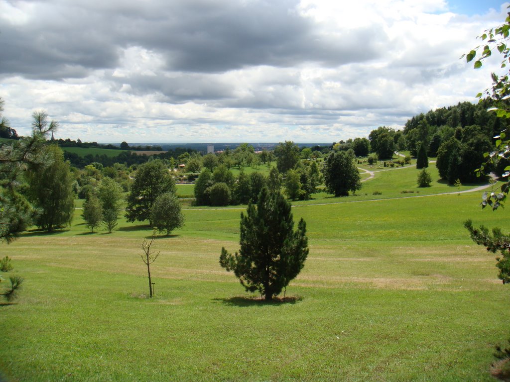 Überblick Botanischer Garten Ulm by Franz Kiefer