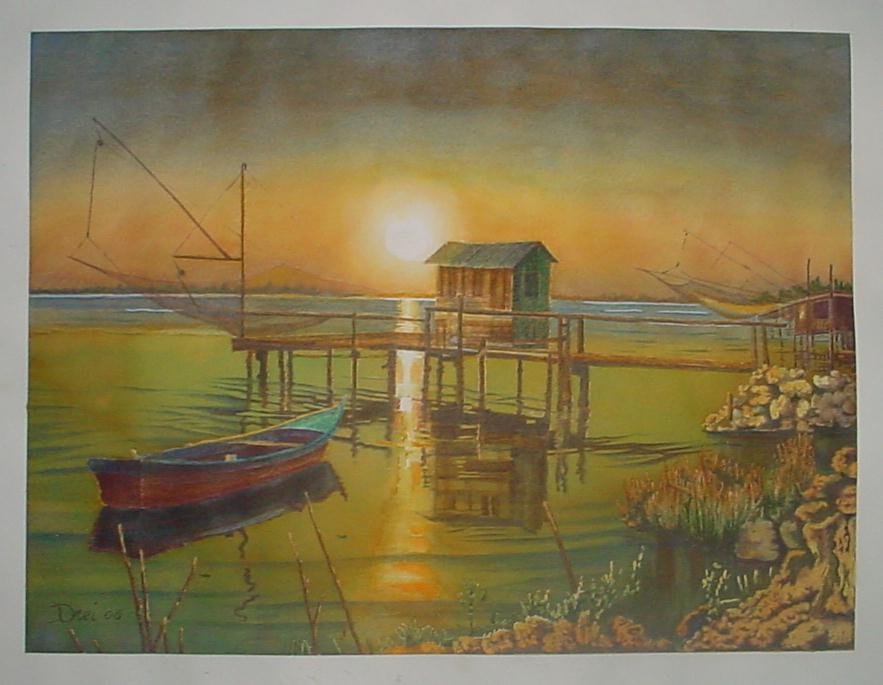 Marina Romea, tramonto in laguna by www.silvanodrei.it